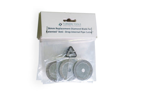 36mm Diamond Blade 3 Pack (For In-pipe cutter)
